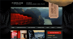 Desktop Screenshot of fiordlandcinema.co.nz